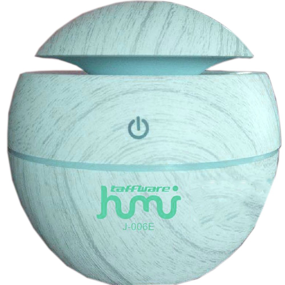 Grab medan Taffware Ultrasonic Humidifier Aroma Essential Oil Diffuser Wood Design 130ml - Humi