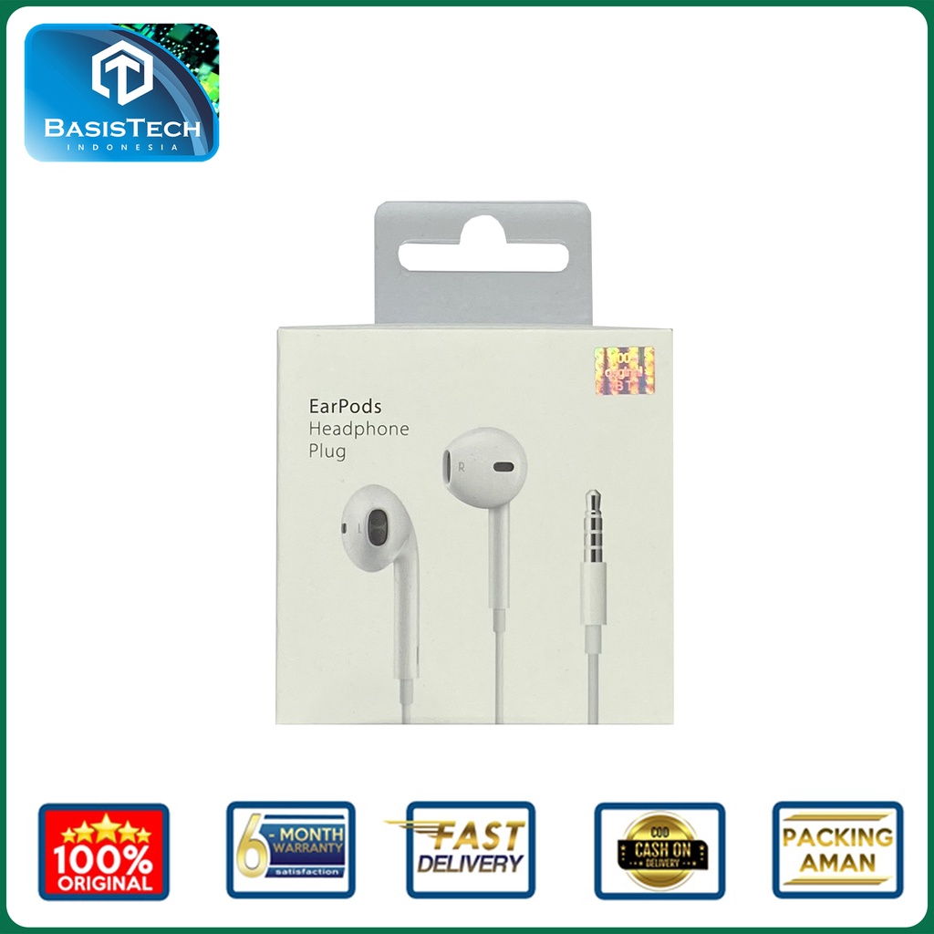 HEADSET EARPHONE IP 5 6 ORIGINAL QUALITY