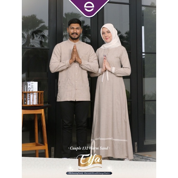 ❤️OPEN PO Jangan di CO ❤️COUPLE 132 WARM SAND | DISKON SARIMBIT KELUARGA COUPLE AYAH BUNDA ETHICA EL