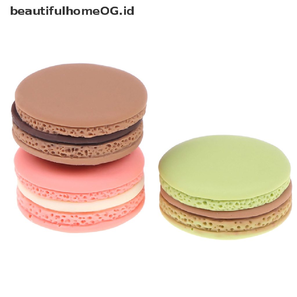 10pcs / Set Mainan Miniatur Macaron Untuk Aksesoris Rumah Boneka 1 / 12