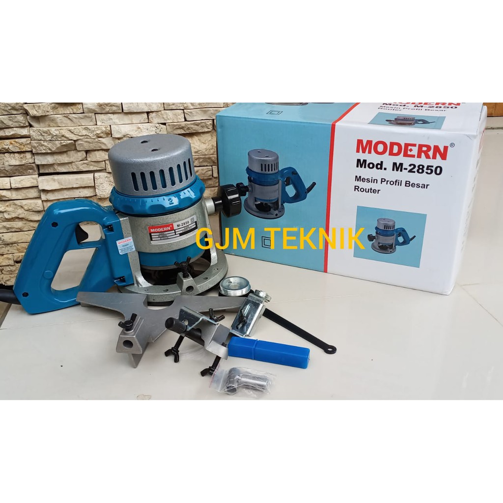 Mesin router modern M-2850 12mm - mesin profil kayu besar - mesin router murah