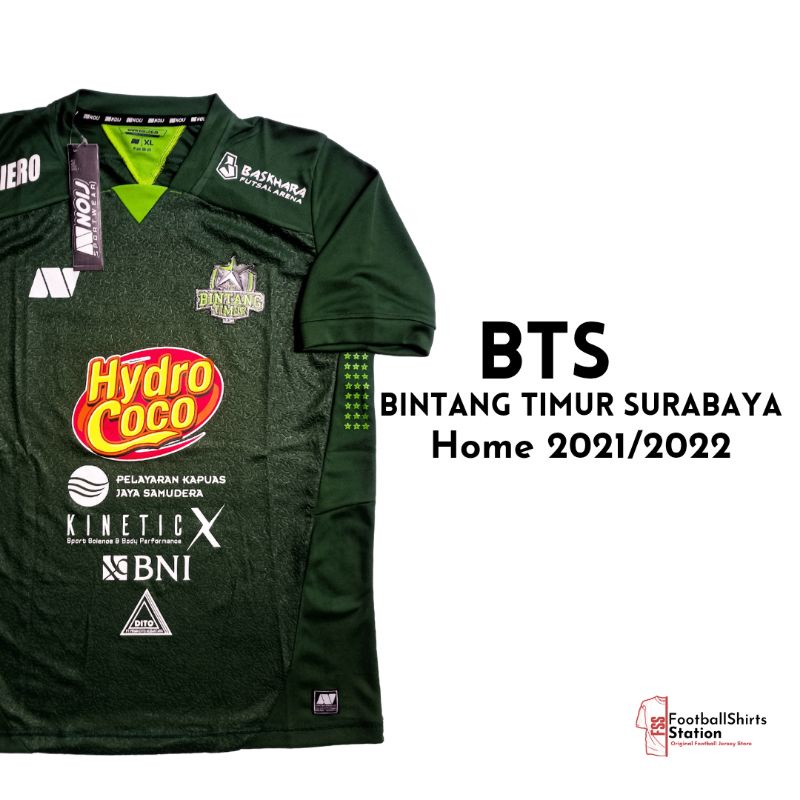 Jersey BTS Bintang Timur Surabaya Home 2021/2022 Original Noij