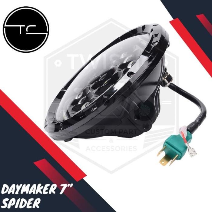 Daymaker Spider Eye 7 Inchi Lampu LED 75w Kawasaki W175