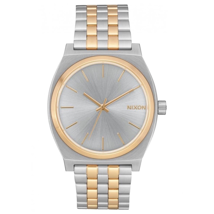Jam Tangan Pria / Wanita Nixon Time Teller A0451921 Silver Gold