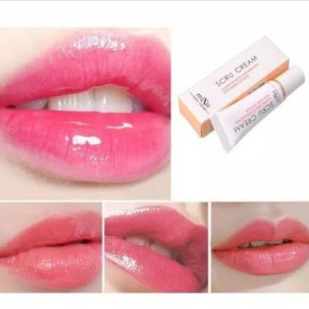 mixiu scru cream/pembersih bibir
