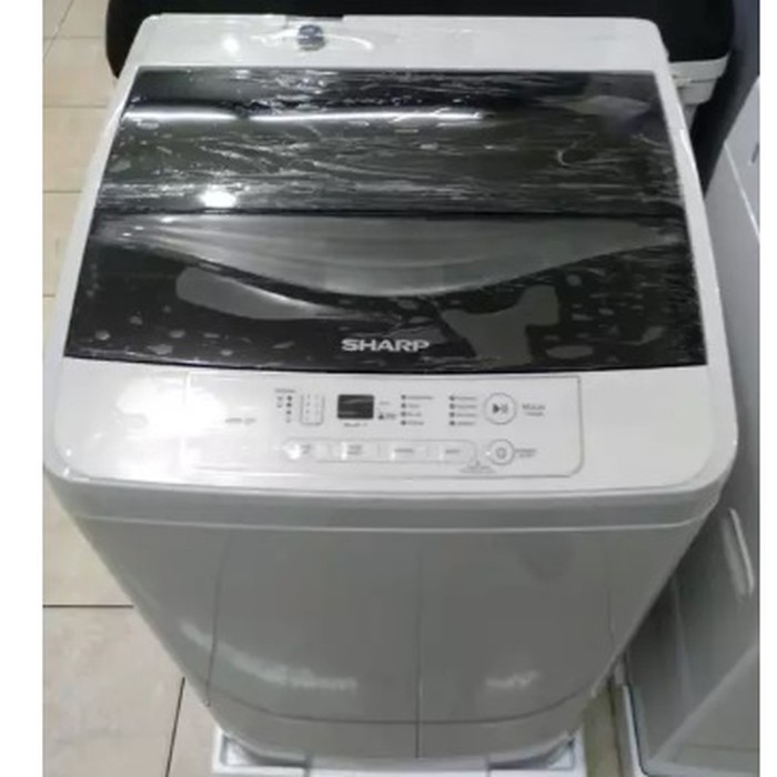 Jual Mesin Cuci Sharp Top Loading 1 Tabung 7 5 Kg Anti Bakteri Eco Logic Garansi 5 Thn 950 P Gy Indonesia Shopee Indonesia
