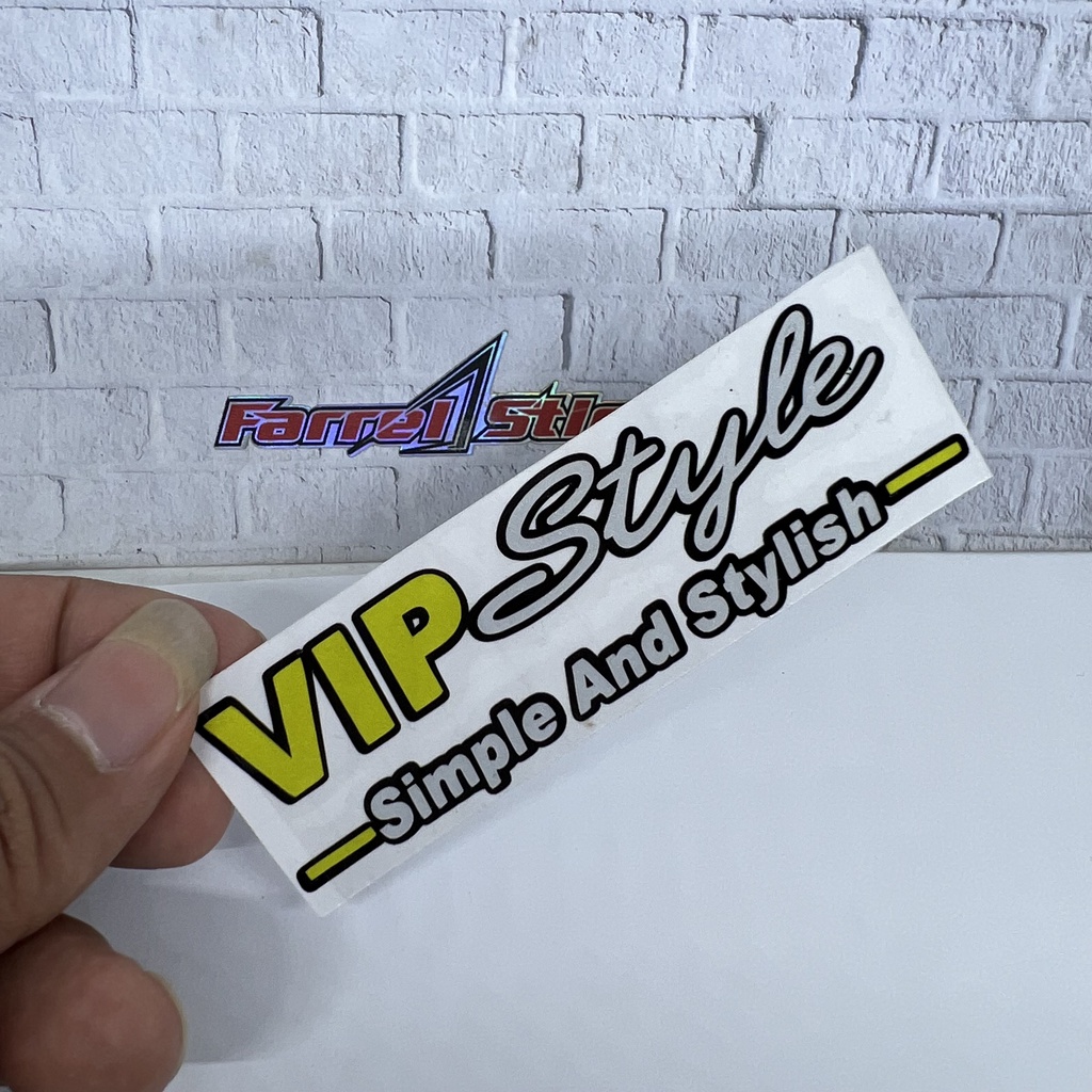 STIKER CUTTING PIP STICKER VIP STYLE