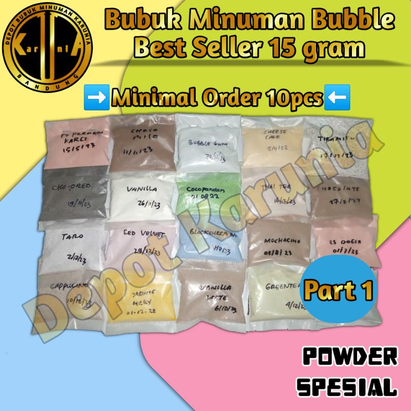 Bubuk Minuman Rasa 15gr Serbuk Minuman Kekinian Best Seller 15 gram Part 1