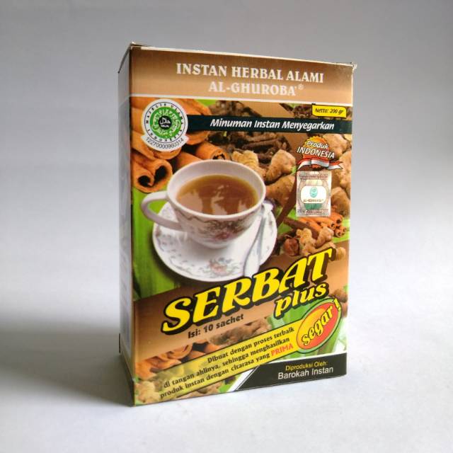 Instan Serbat Al-Ghuroba (Jahe, Adas, Cengkeh, Kayu Manis, Daun Pandan)