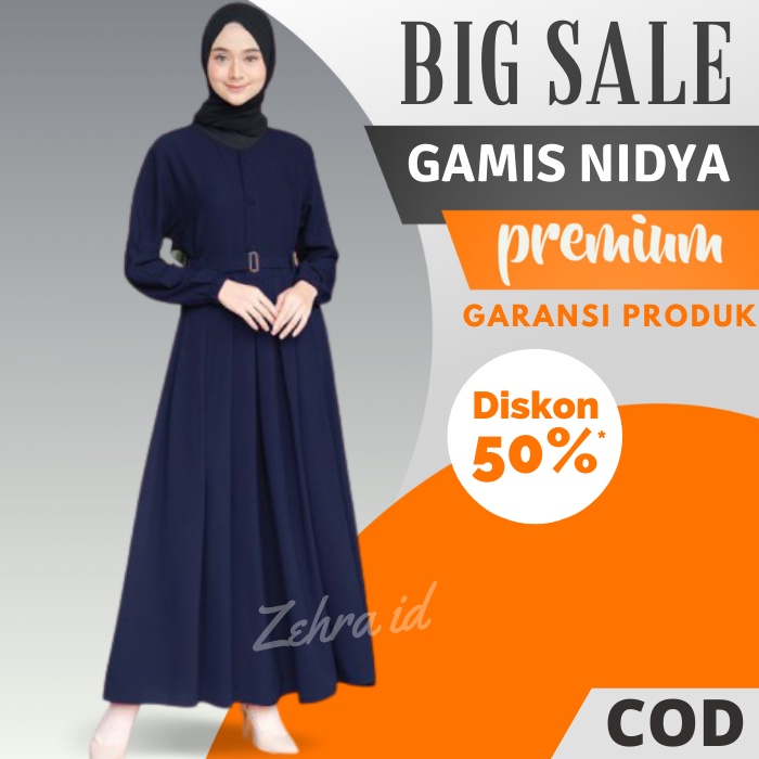 Baju Kondangan Wanita Kekinian Ibu Muslim Terbaru 2021 Gamis Dewasa Pesta Pengajian Simple Busui Mur
