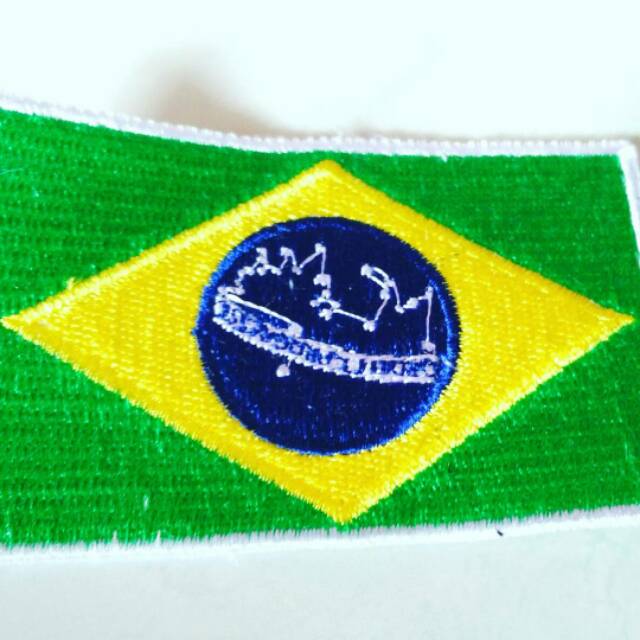 Emblem bendera brasil