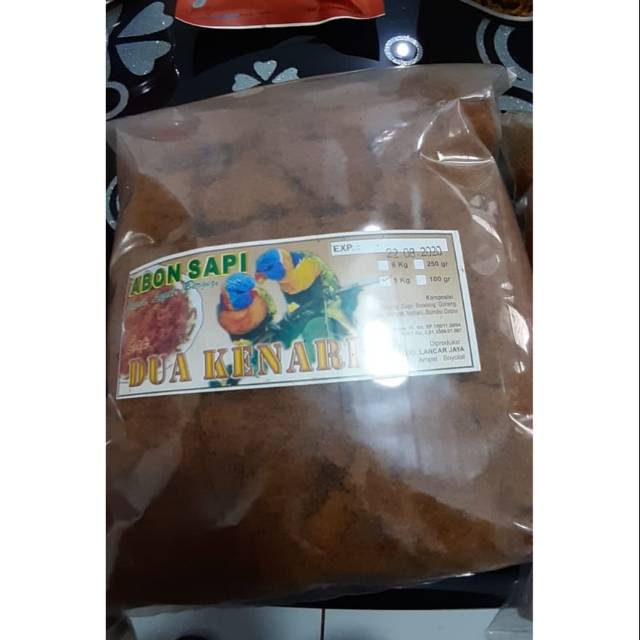 

Abon sapi Cap 2 Kenari