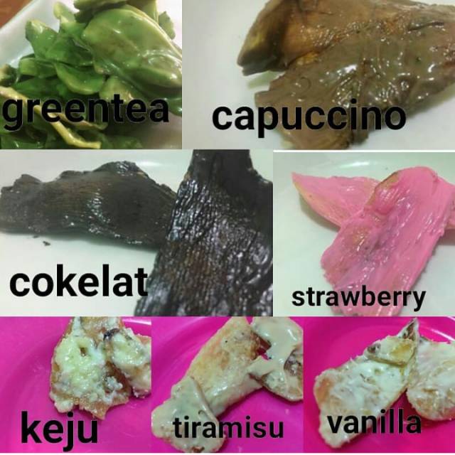 

Keripik lumer camilan miyu terenak banyak varian rasa