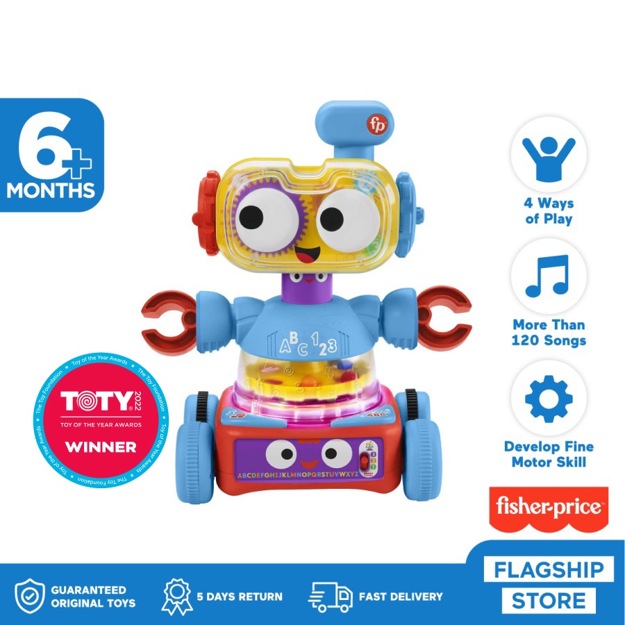 Fisher-Price 4-in-1 Ultimate Learning Bot - Mainan Edukasi Bayi