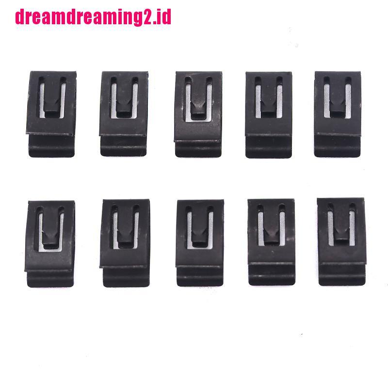 （✔✔❤(10X) Klip Rivet Penahan Panel Dashboard Depan Mobil Bahan Logam