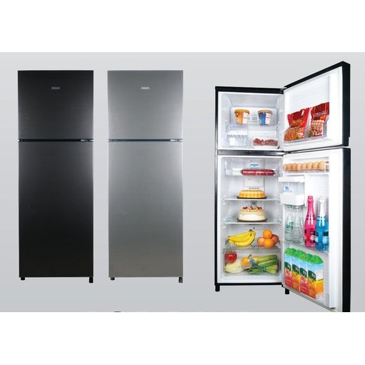 kulkas aqua 2 pintu aqr d261 khusus banjarnegara