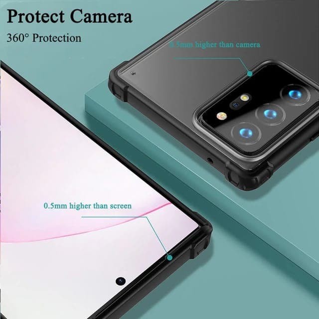 SAMSUNG NOTE 20 / NOTE 20 ULTRA SOFT CASE MATTE FROSTED TRITONE SERIES