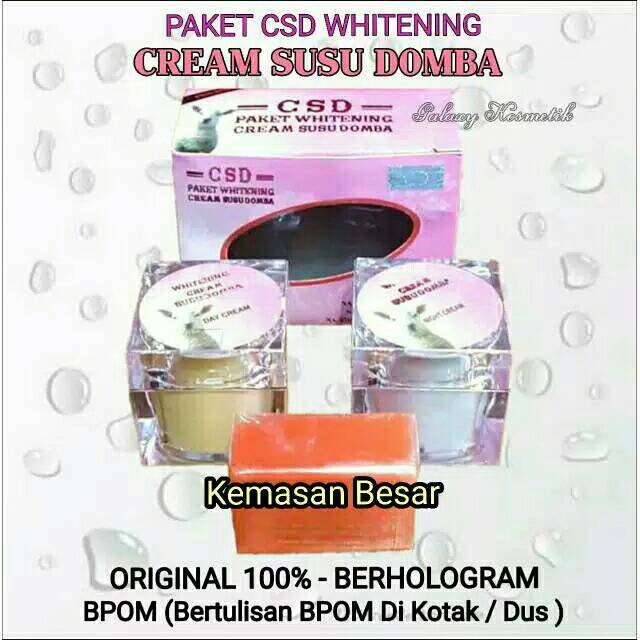 

Cream Herbal Susu domba 100℅original berhologram MDS dan BPOM