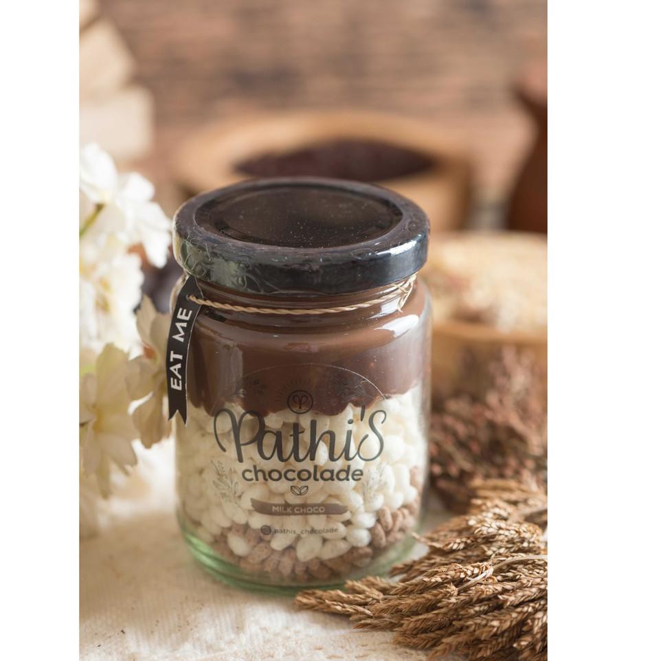 

Popul3rs MILK CHOCO - Pathis Chocolade Chocolate In Jar Cemilan Coklat Lumer Choco Crunchy |D8R008 .