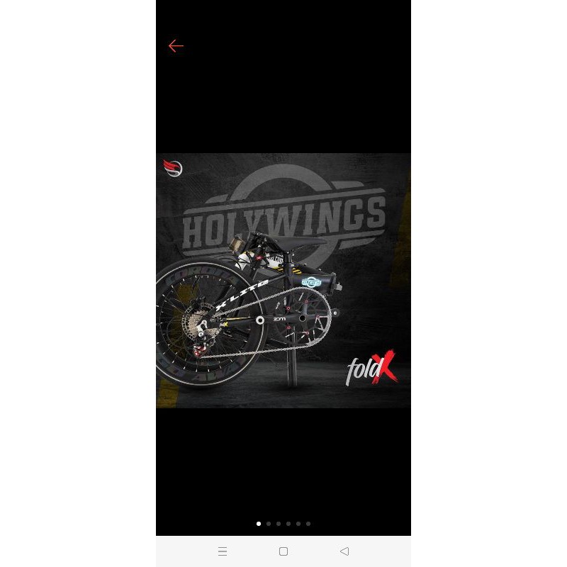 Sepeda lipat ecosmo Versi Holywings