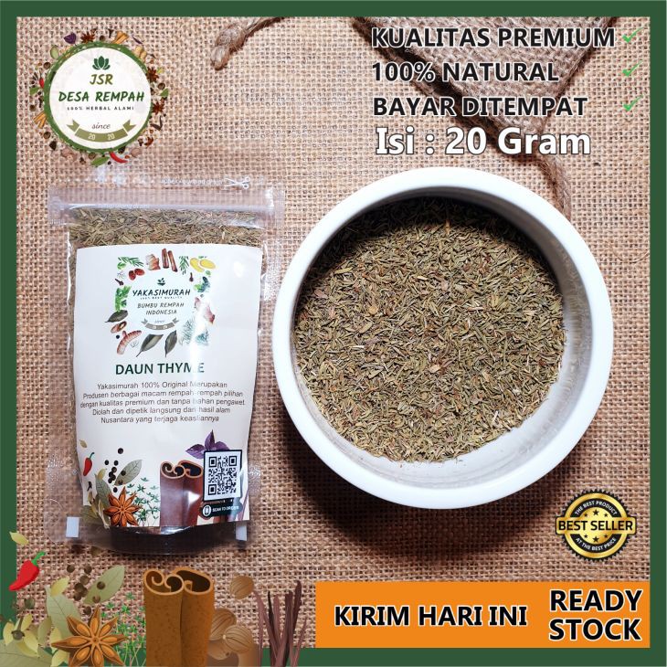 

COD Daun Thyme Isi 20 Gram Kualitas Terbaik Asli 100% ORIGINAL