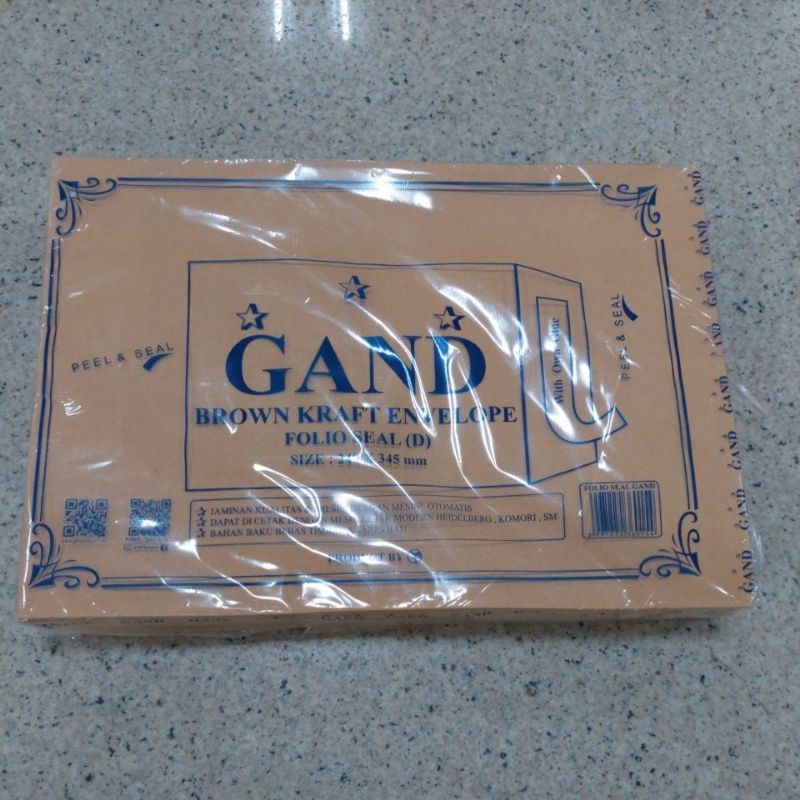 Amplop Coklat Folio Seal / Amplop Coklat Folio With Perekat