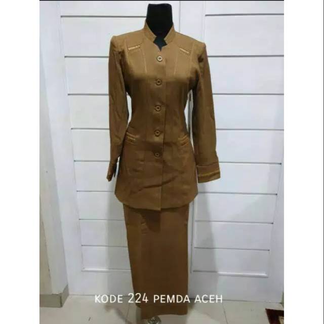Set Blezer baju seragam Pemda baju PNS baju Pemda Aceh