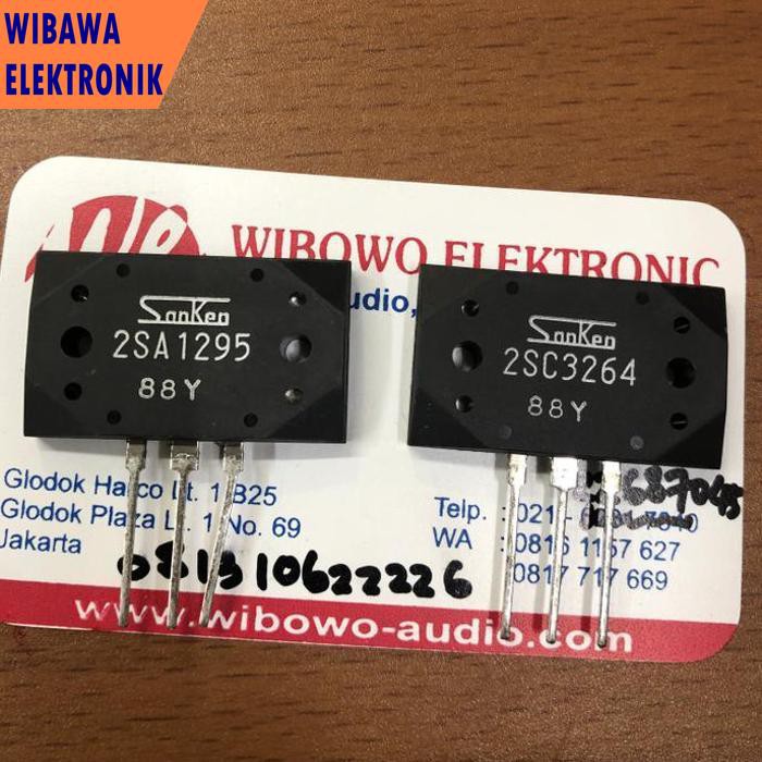transistor sanken 2sa1295 2sc3264 original super wbwele88 Berkualitas