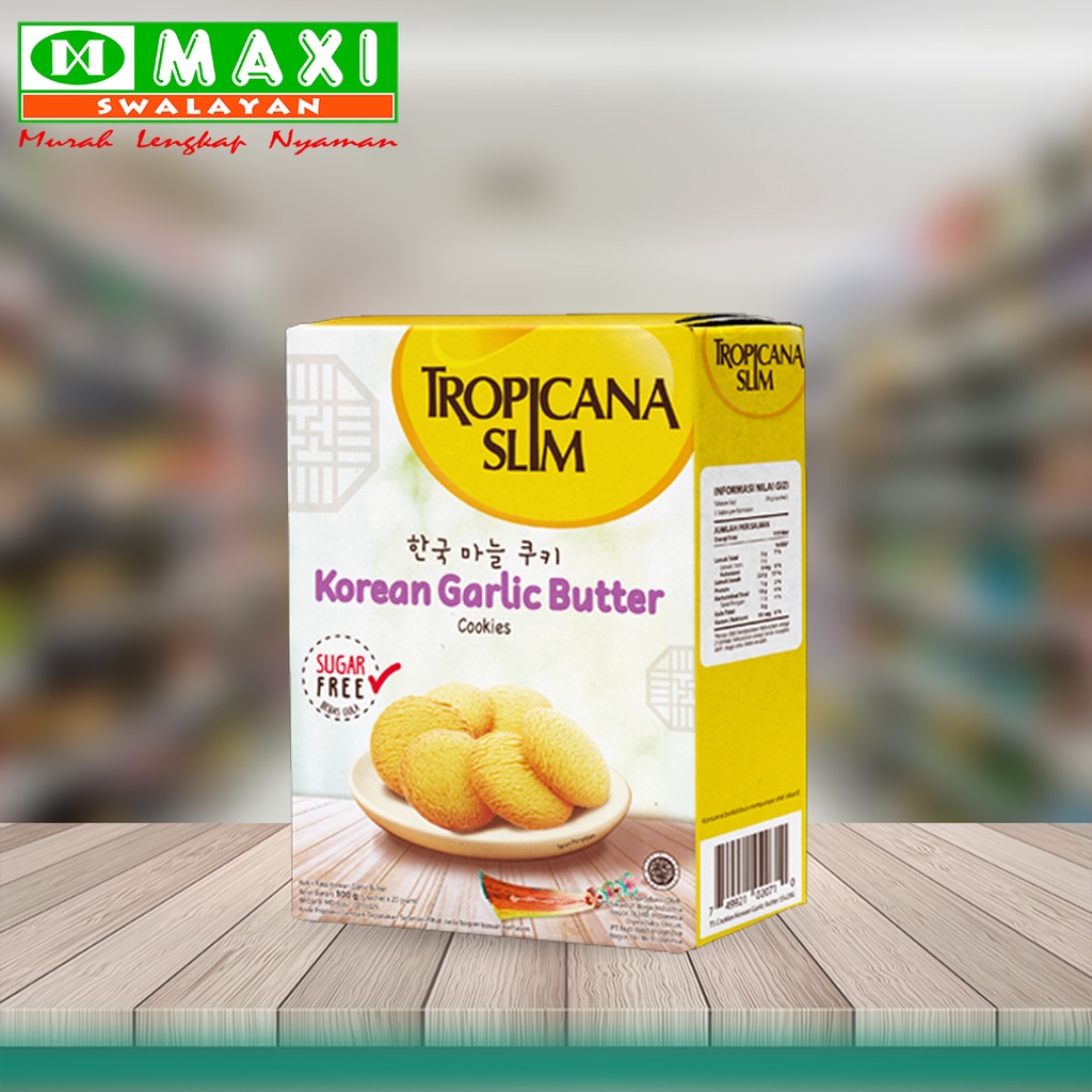

Tropicana Slim Korean Garlic Butter Cookies 100gr