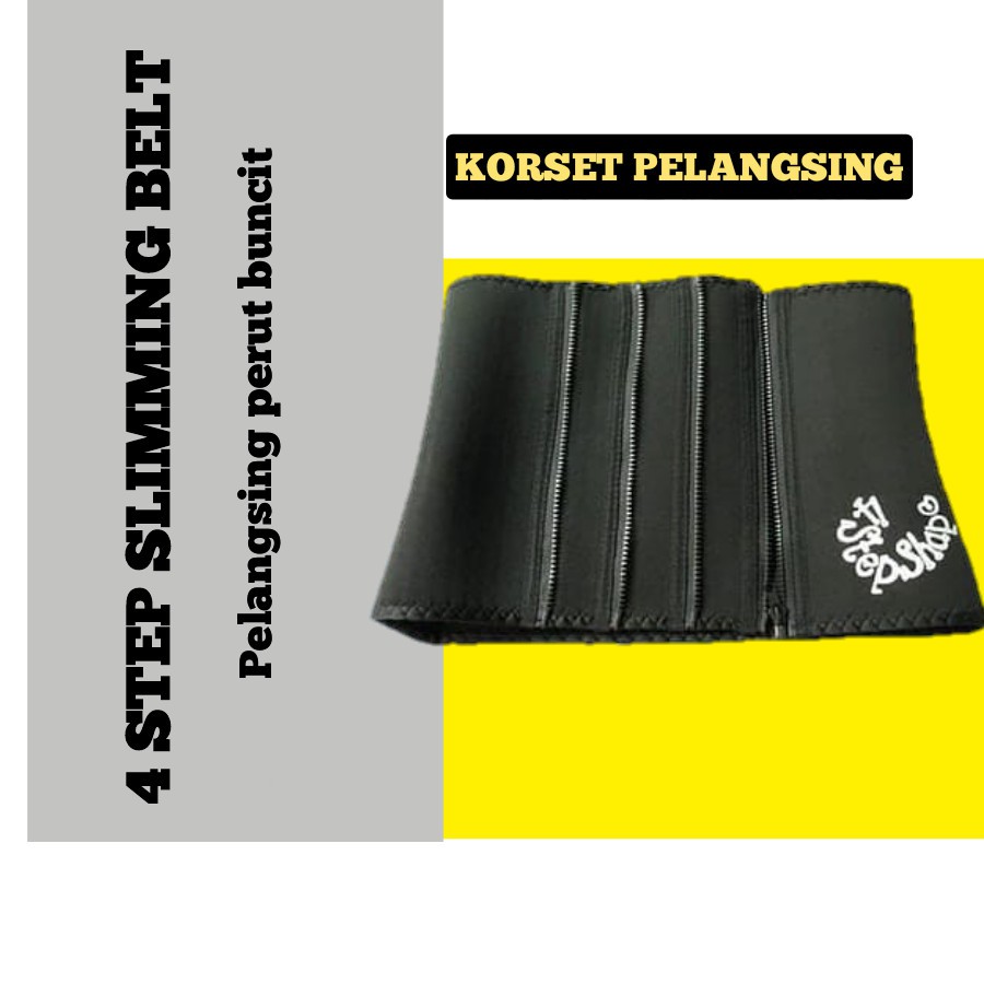 Korset 4 Step Shaper Original Pelangsing Pembakar Lemak 4 Step Level