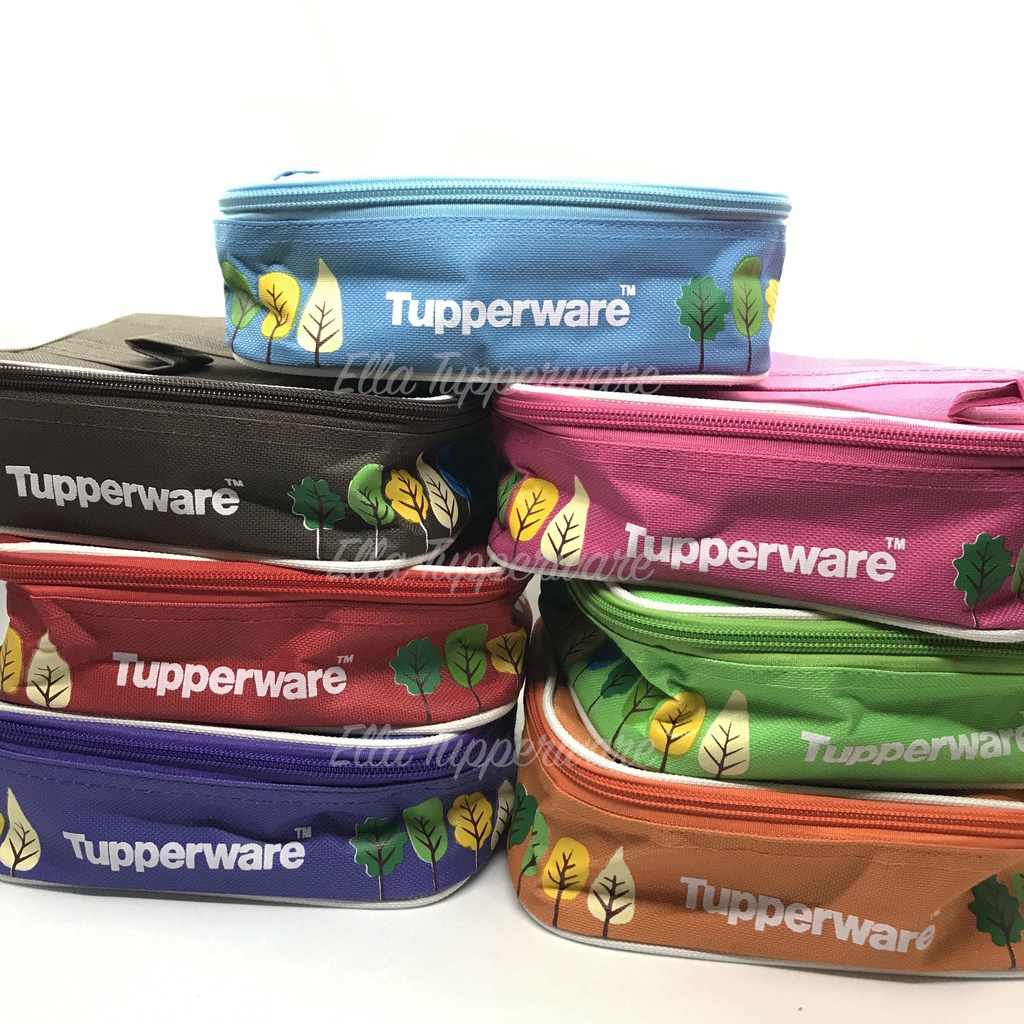 Tupperware Tas Lolly Tup Tas Bekal Makan Lolly Tup motif bunga