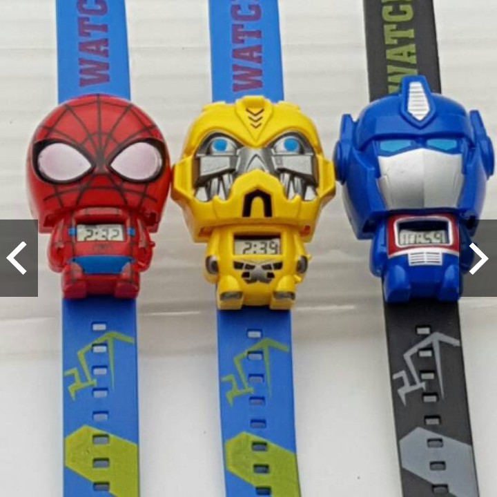 (G_W)Jam Tangan Anak-Anak Character Multifunction Rubber Digital