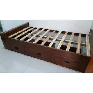  DIPAN  TEMPAT TIDUR KAYU  JATI MODEL MINIMALIS Shopee 