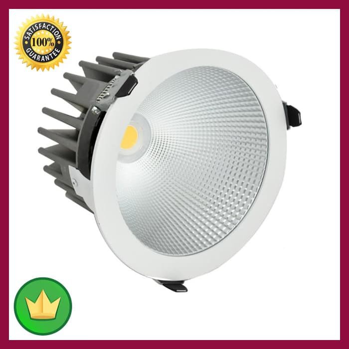 Jual Lampu Downlight Led Cob High Power 50w 3000k - Warm White | Shopee ...