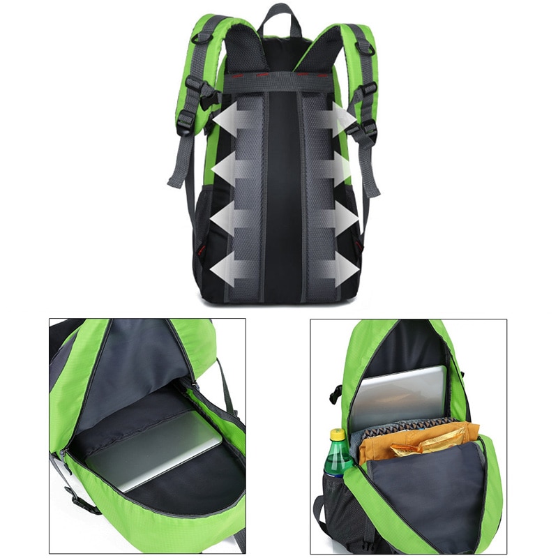 Tas Gunung Travel Waterproof 40L USB Charger Port - ST31