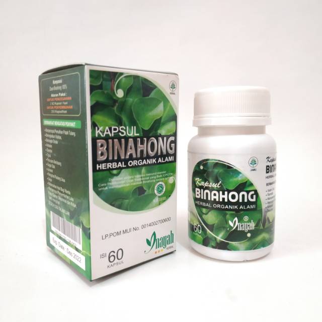 Kapsul Binahong - Daun Binahong Kapsul