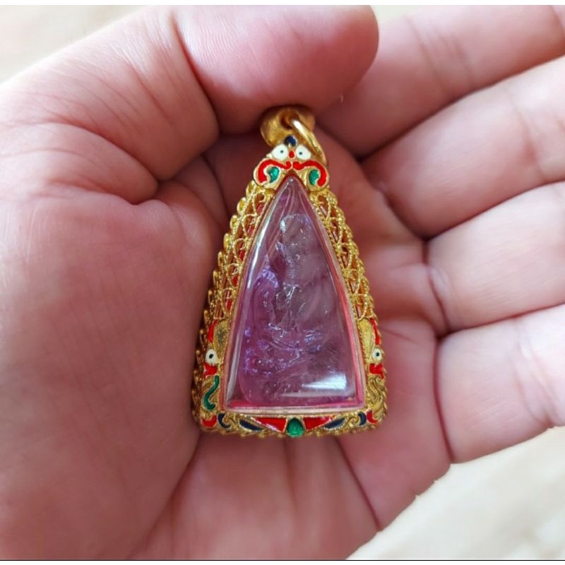 Leklai Kaew Kod Pee Power Magic Lp Thuad Lp Somporn Blessed Thai Amule