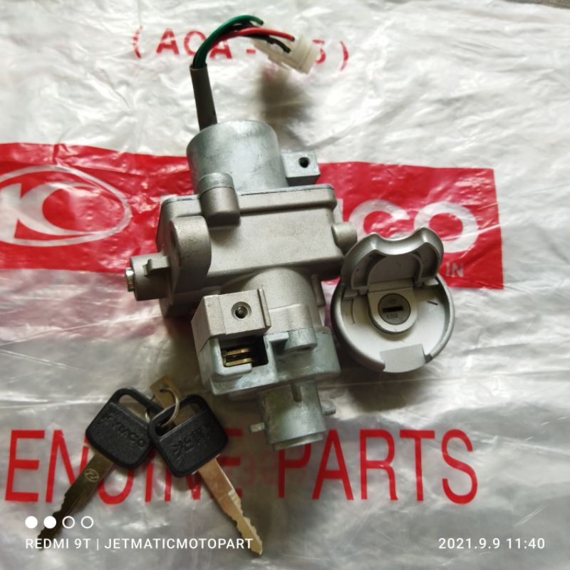 Kunci Kontak Set Kymco Metica Tangki belakang