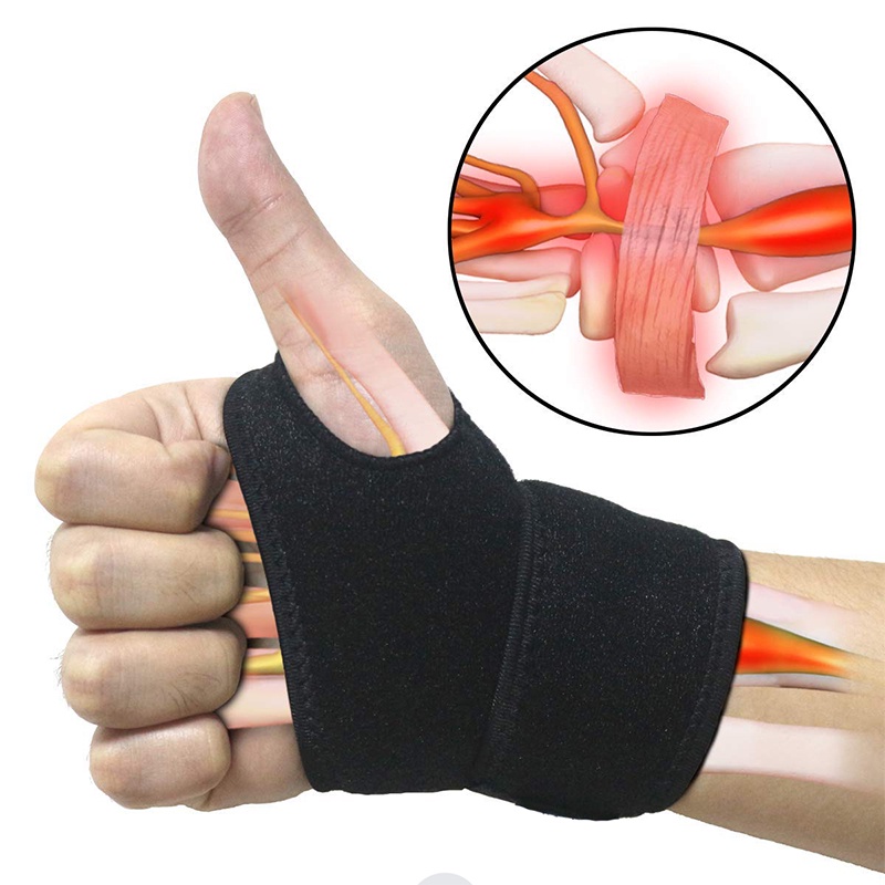 Carpal Tunnel Splint Brace Deker Pergelangan Tangan Wrist Belat Pergelangan Tangan Bracer CTS Orthotic