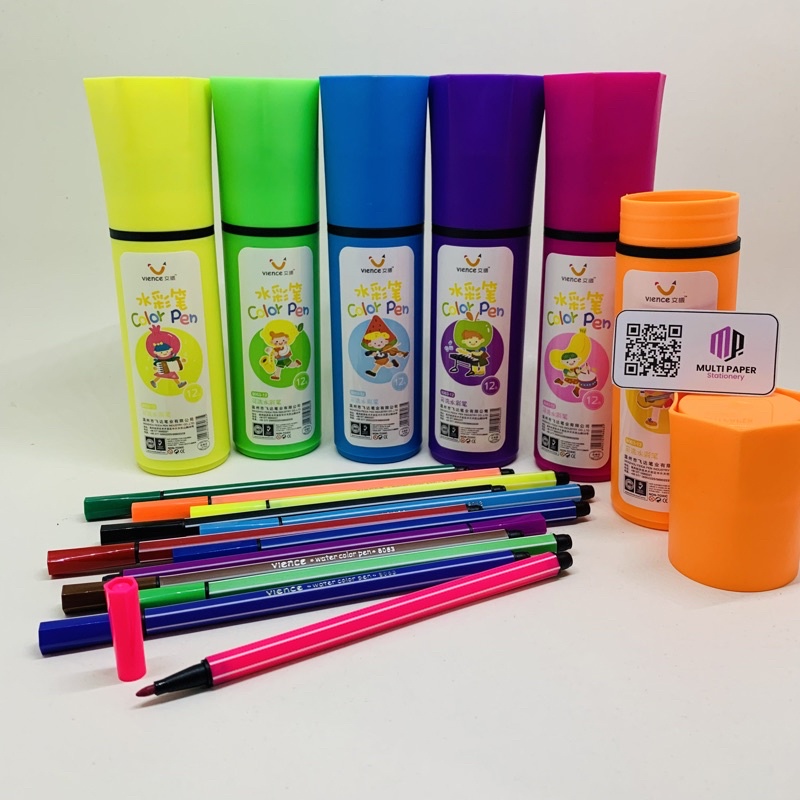 

Pensil Warna Water Colour Vience 8063 12 Warna