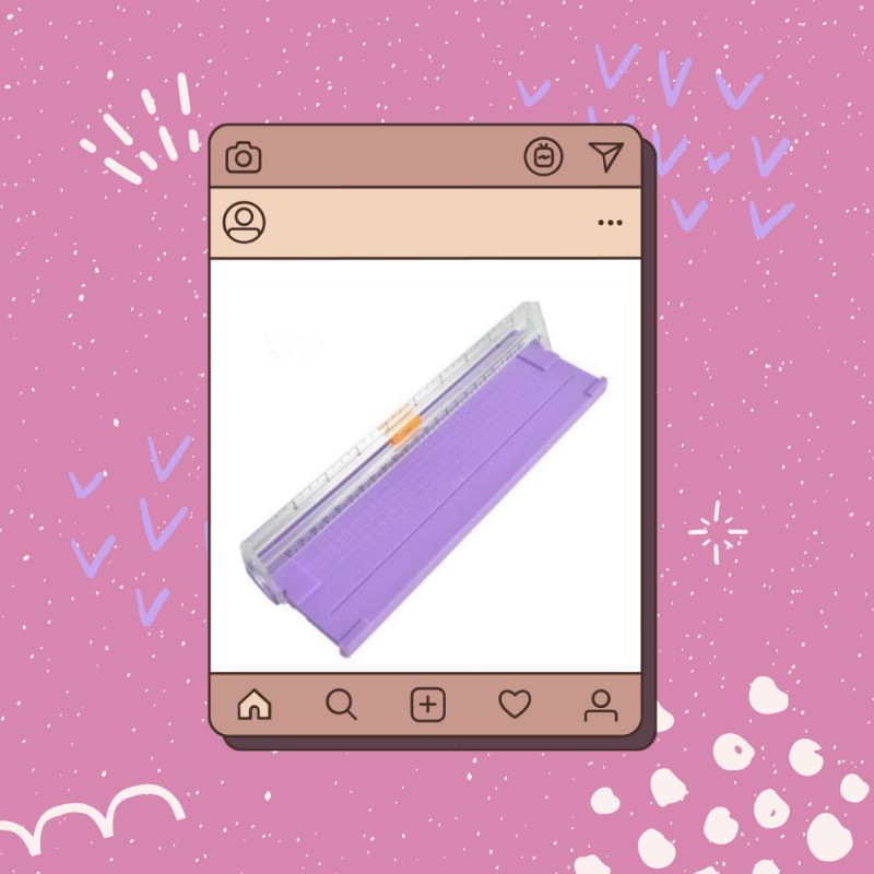 

Pemotong Kertas Portable A5 Presisi Potong Kertas Foto Bisa Potong Kertas F4/A4 Potrait