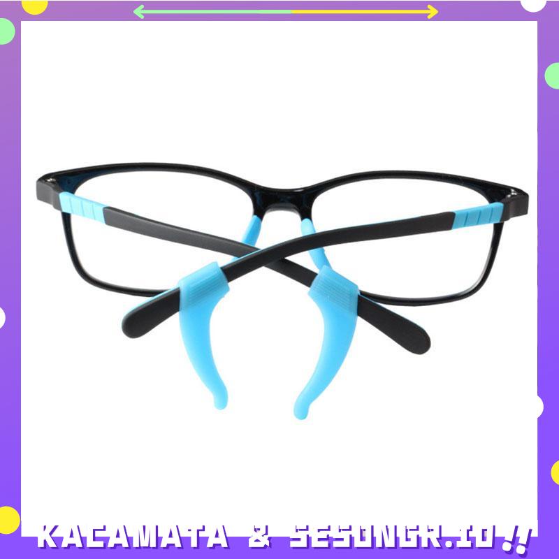 Kacamata Silicone Anti-Slip Telinga-hooks Untuk Kacamata Sunglasses - SG