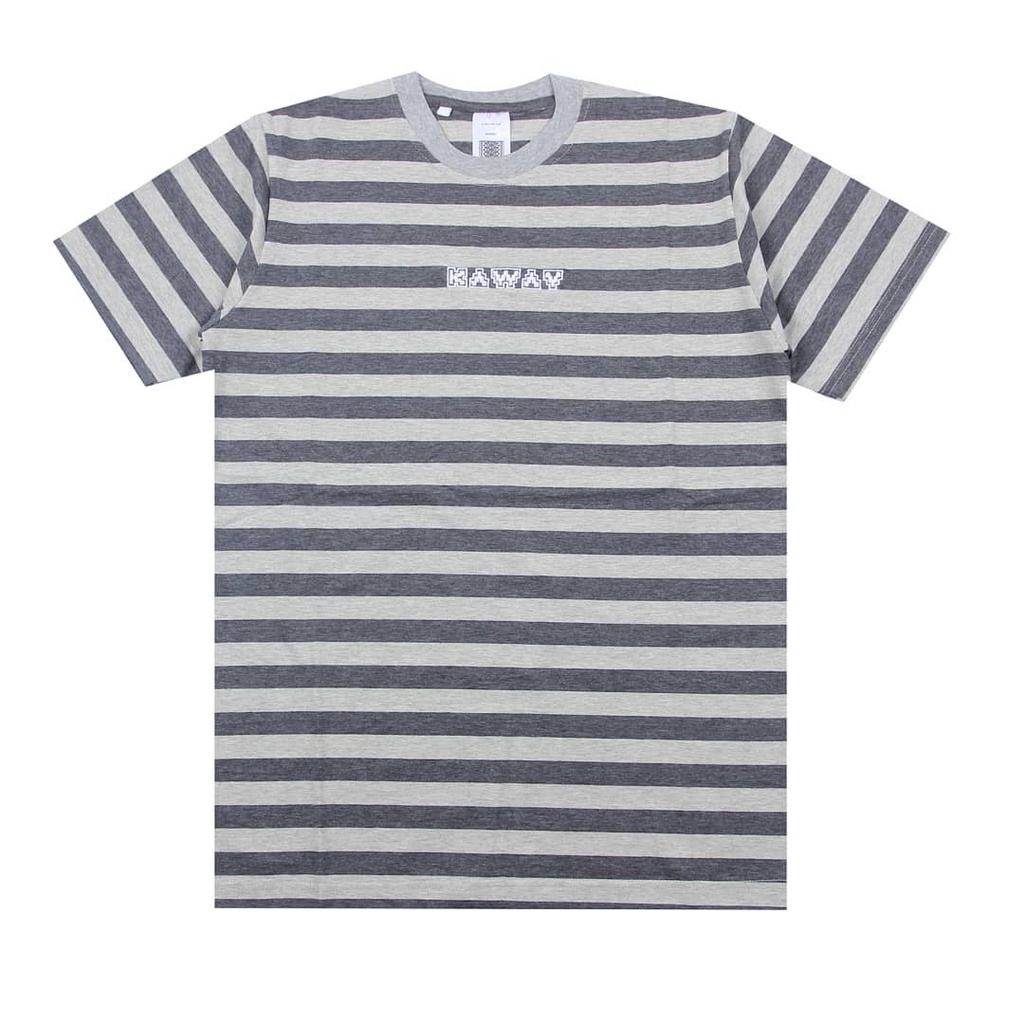 Kaway T-shirt KAWAY STRP DARKGREY