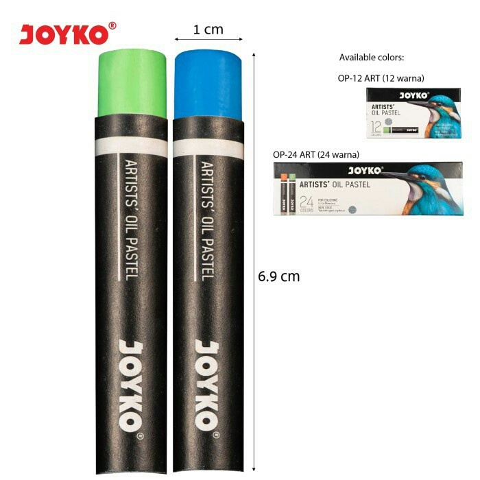 

PASTEL-DRY-OIL- ARTISTS OIL PASTEL CRAYON JOYKO OP-24ART 24 WARNA COLORS -OIL-DRY-PASTEL.