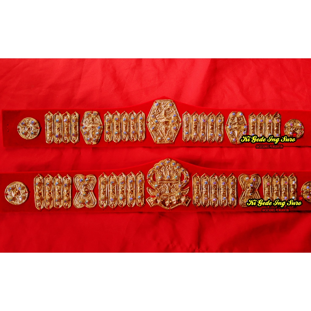 Sortali Pengantin Batak Sepuh Emas/ Mahkota Medan Sumatera Utara Ikat Kepala Tari Wedding Pernikahan