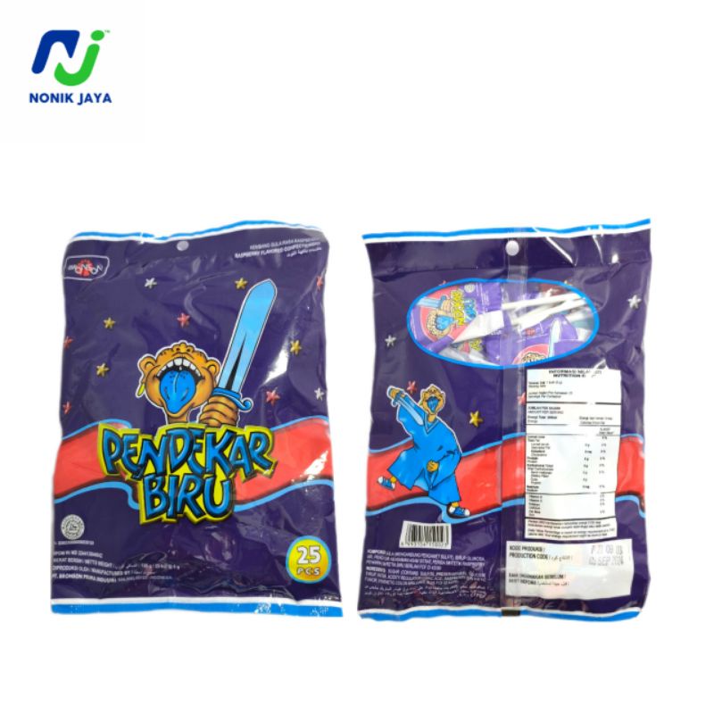 Permen Pendekar Biru Sak isi 25 pcs