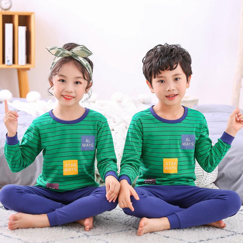 dealshop BAJU TIDUR ANAK LENGAN PANJANG UNTUK 1-10 TAHUN/STELAN ANAK LAKI LAKI/STELAN ANAK PEREMPUAN/STELAN ANAK/PIYAMA ANAK