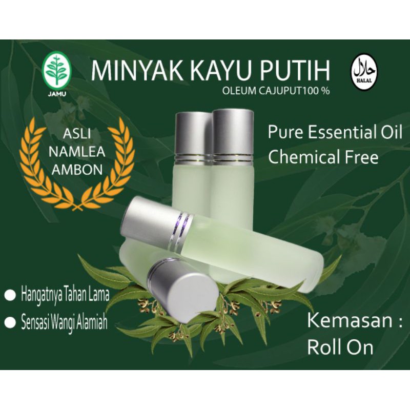 Minyak Kayu Putih Asli Namlea Ambon (Roll On)