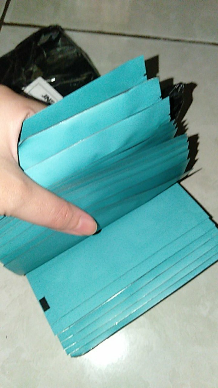 Standing Pouch Biru 13x20