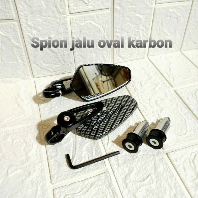 Spion jalu end bar bulat & oval cnc Beat scoopy vario Mio soul xeon Nmax Aerox Pcx Adv dll universal-6